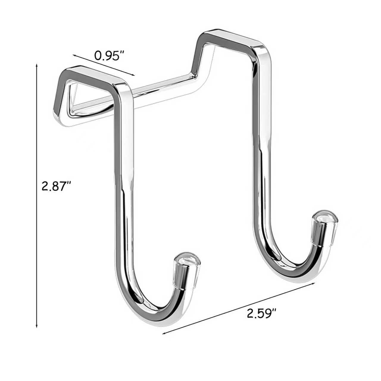 Over-the-Door Hooks - Heavy Duty & Tool-Free -4