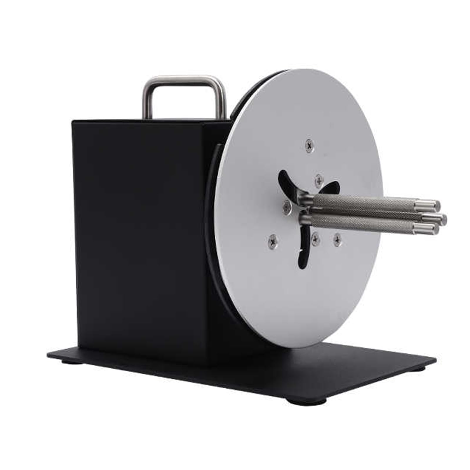 CHANGLKJ Adjustable Label Rewinder Machine, Bi-directional Label Rewinder, Width 120mm/diameter 185mm, 1-8 In/s Speed, 1-3" Core, For All Kinds Of Printers