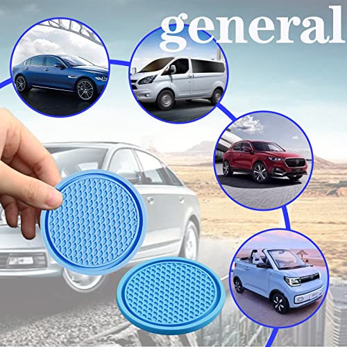 Pack de 4 portavasos para carro color azul miniatura 5
