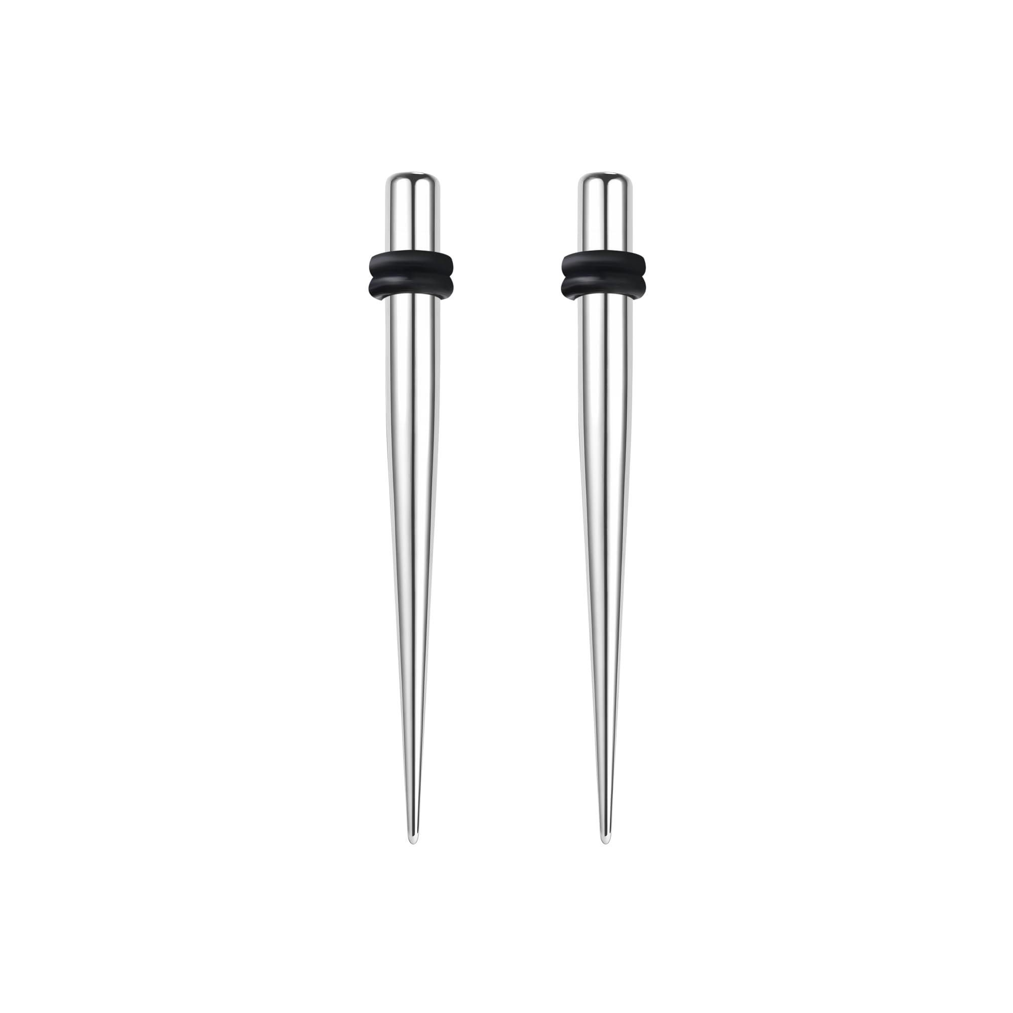 ZS 1 para ekspanderów ze stali chirurgicznej 316L z podwójnymi pierścieniami uszczelniającymi, 2G, 4G, 6G, 8G, 12G, 14G, 16G, stożki do uszu, dla kobiet, mężczyzn, 1 para