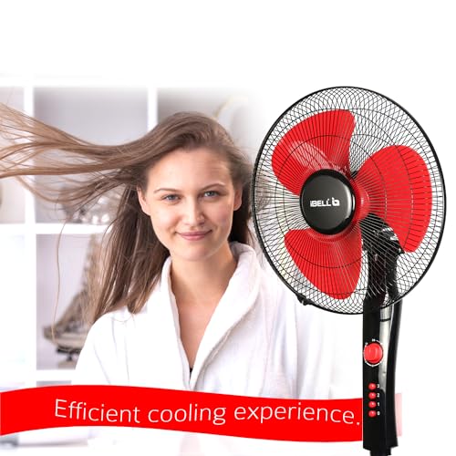 Image of IBELL ZEPHYR03 400mm Pedestal Fan, 55W, High-Speed Copper Motor