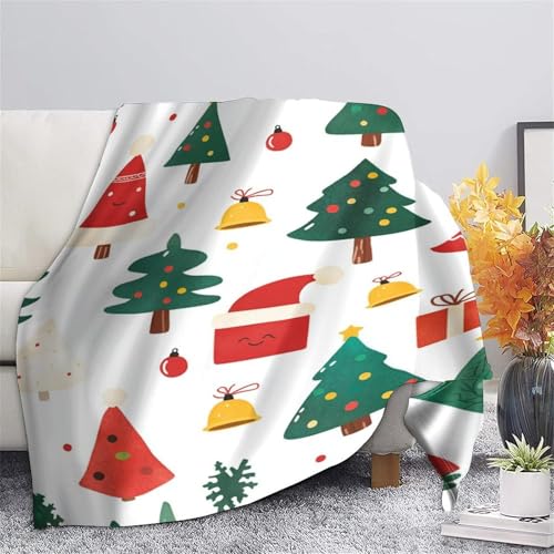 Couverture lit microfibre anti-froid plaid Noël canapé douillet - 7
