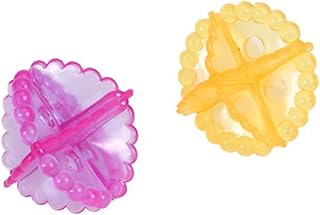 KALLORY 4 Pçs Bola De Lavagem Bolas De Lavanderia Bola De Secagem Bola De Secagem Bolas De Secador De Lavanderia Bolas De Secador Reutilizáveis