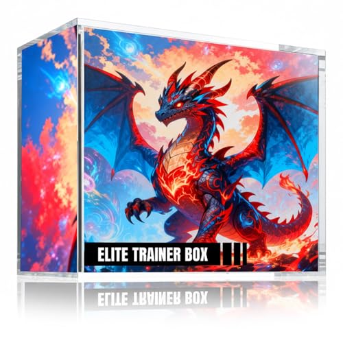 Wigearss Acryl Case Magnetisch Schutzhülle Schutzbox für Pokemon Elite Trainer Box