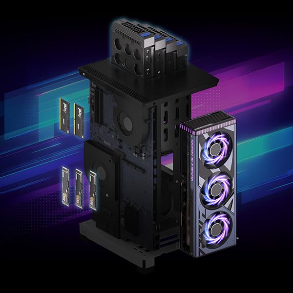 Image of Nimo AI NAS, Agentic Computer Mini PC and AI Server, AMD Ryzen 7 PRO 8845HS(up to 5.1 GHZ, beat i5-1235u) up to 132TB ZFS Hybrid Storage, Dual 10GbE for 24hr AI Agent