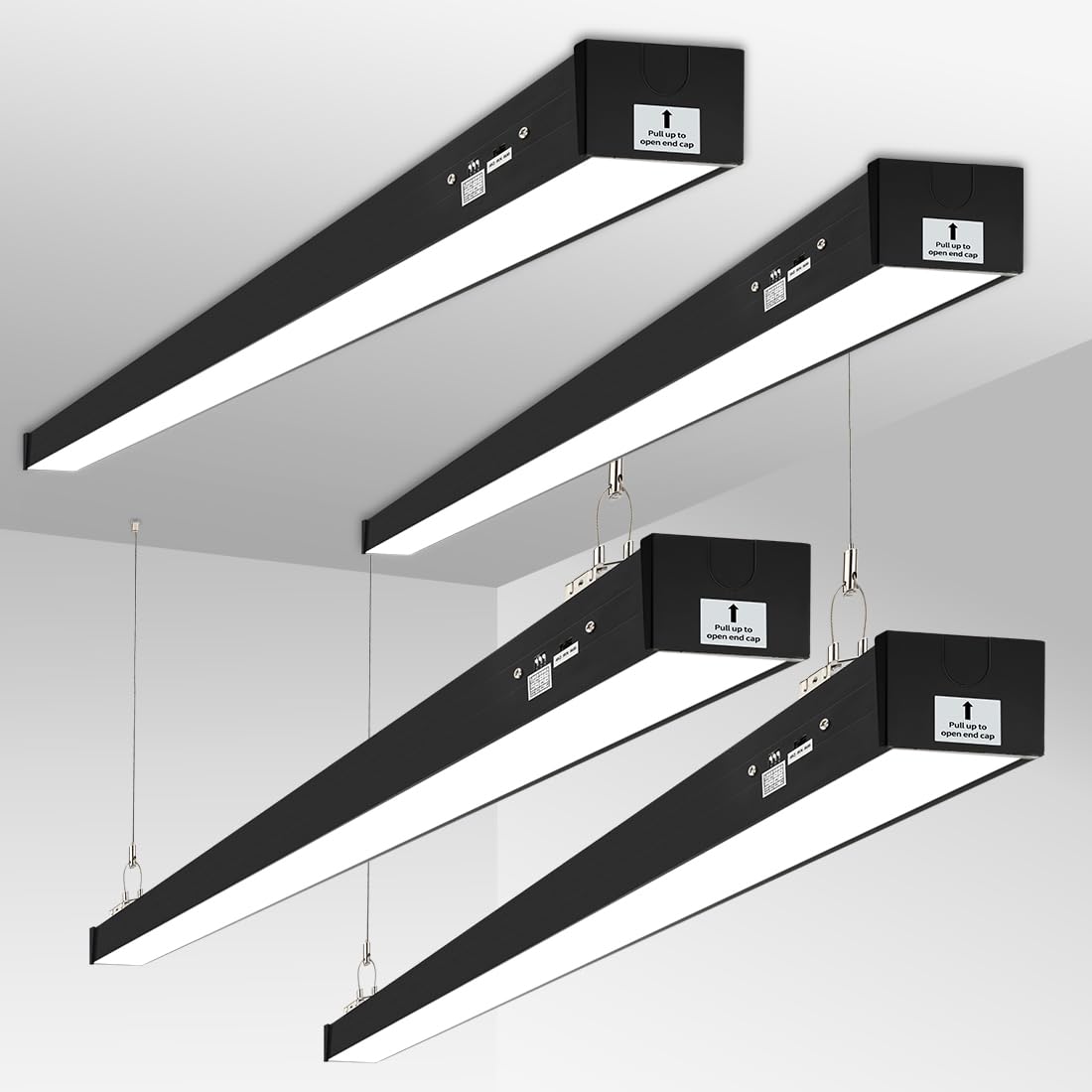 DAKASON 8FT LED Linear Light 8Foot LED Shop Lights 100 80 60W 3 4 5000K CCT Selectable 8Feet