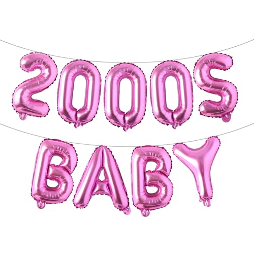 2000s Baby Party Decor Y2K Early 2000s Party Backdrop Banner