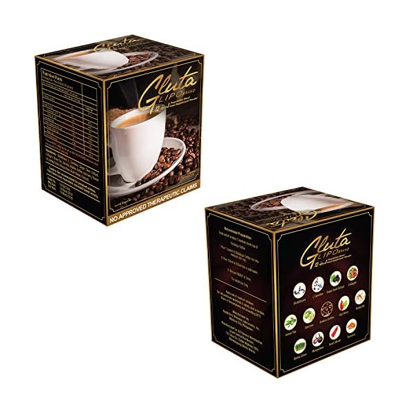 Gluta Lipo 10-Sachets Coffee 12-in-1 Slimming & Whitening 1 Pack
