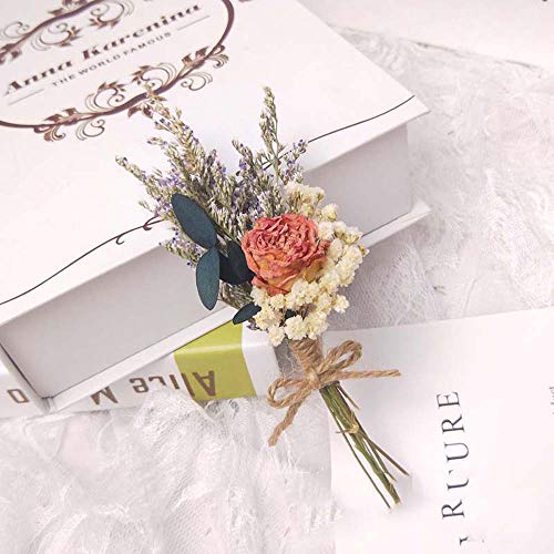 Mini ramo natural de flores secas decorativas miniatura 2