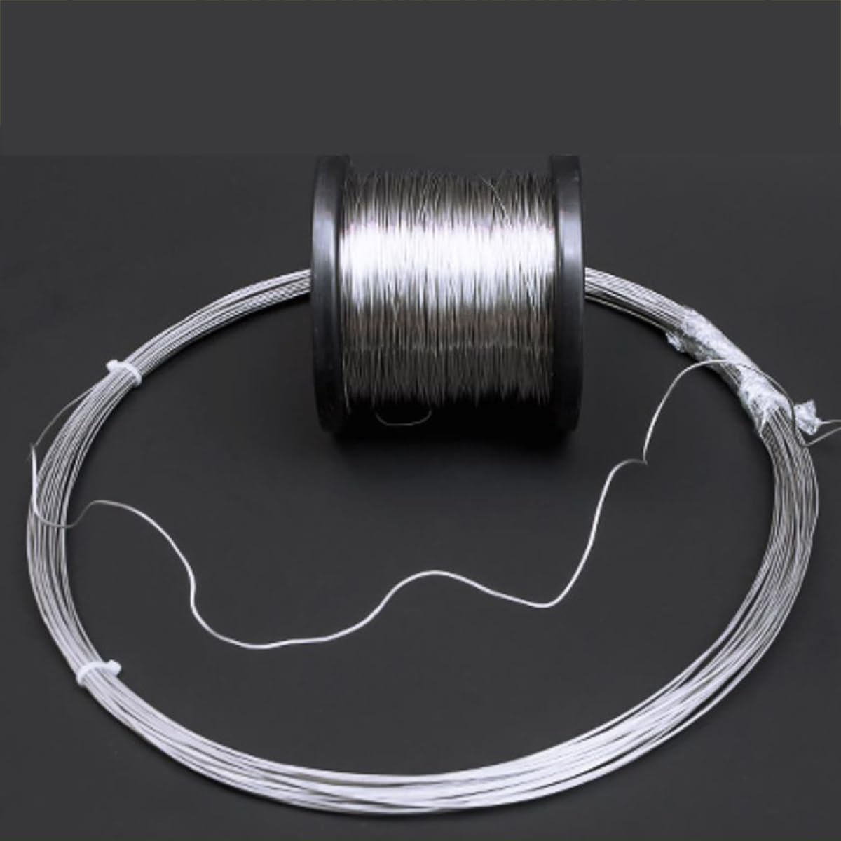0.15mm（8kg）, Weicher Edelstahl Basteldraht 304 zum Basteln, Schmuck Machen und Modellbau 0,7mm