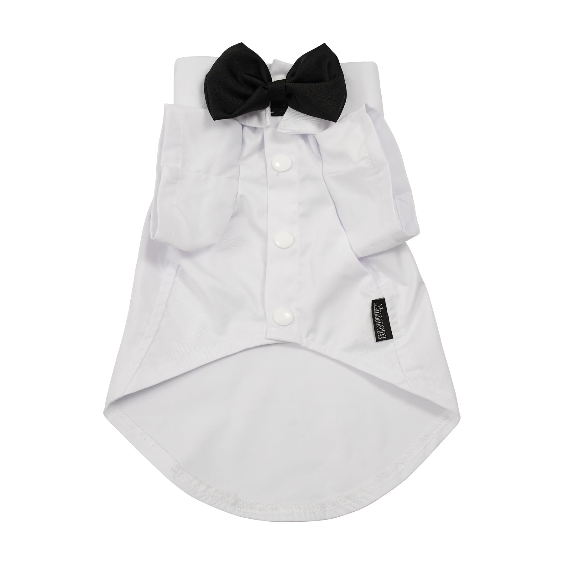 Pet Shirt Clothes for Dogs and Cats, Plaid Cotton Polo Shirts Adorable Casual Pet Apparel T Shirts (White Black, Small) — image 1