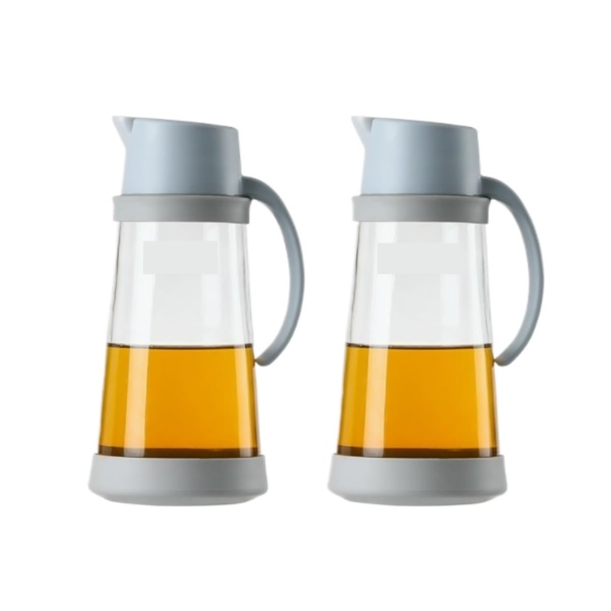 Aceitera Antigoteo Dispensador De Aceite Juego De 2 Botellas De Aceite A Prueba De Fugas, Botellas For Condimentos De Cocina, Tanques De Aceite For El Hogar Vinagrera Botella Para Aceite(Grey)