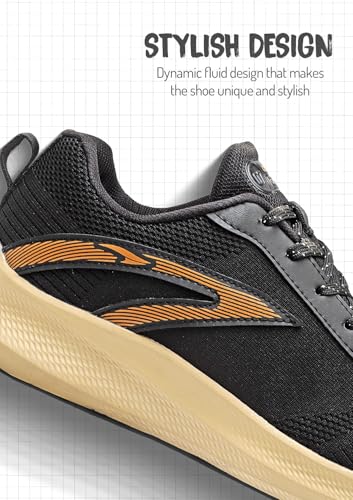 Image of ASIAN Men RAFTAAR-07 Running and Casual wear Walking Shoes with Laces, Lightweight and Comfortable Shoes with Upper mesh Fabric for Men & Boys