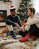 Jeasona Advent Calendar 2025 Men/Women Christmas Sock Advent Calendar 6-9 for Men and Women Christmas Gifts - Image 5