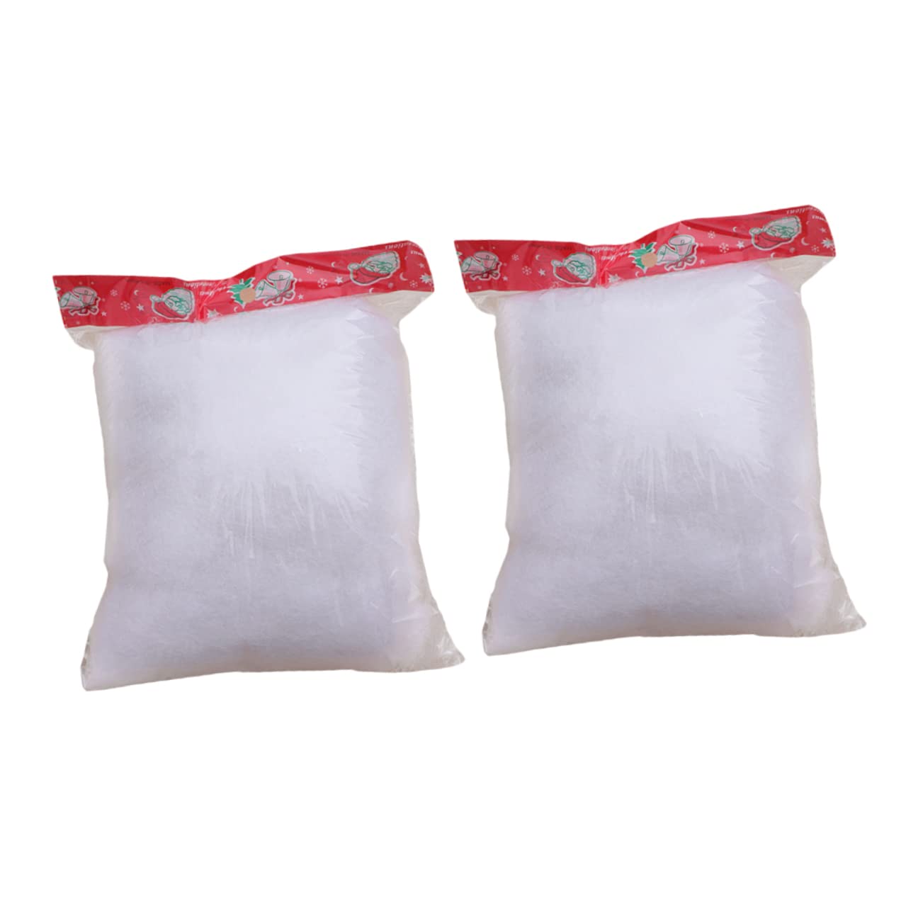 GOOHOCHY Artificial Cotton Snowflakes Christmas Decor Fake Decorative Snow Festive Props for Home Decor