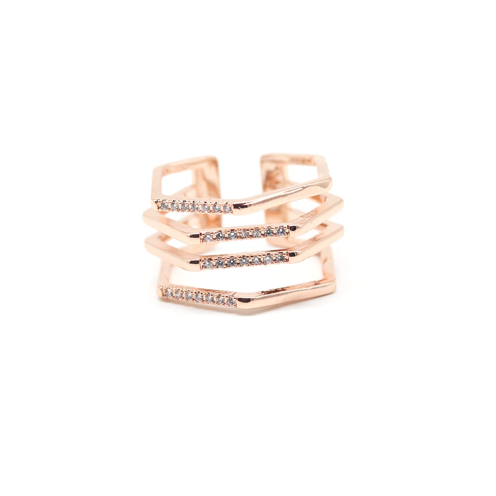Joker & Witch Womens Lisa Rosegold Ring For Women, Adjustable UK (B09MD64YT5) Amazon Price History, Amazon Price Tracker