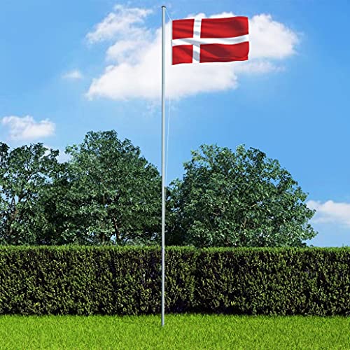 Drapeau Danemark 90x150 cm en polyester avec œillets pour extérieur - 2