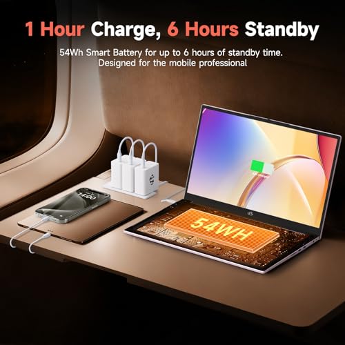 Image of NIMO 15.6 inch AI-Ready Light Gaming Laptop, AMD Ryzen 7 7735HS 8C /16T, 16GB DDR5 512GB PCIe4 SSD, Radeon 680M for AI Work, Content Creation, Streaming & Study, FHD 100W USB-C PD Charging, 2-Y Warranty