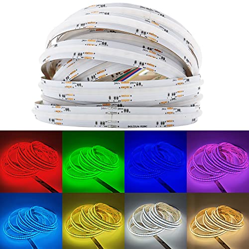Tira LED RGBW Flexible 5m Impermeable 12mm 24V Cleiscry miniatura 4