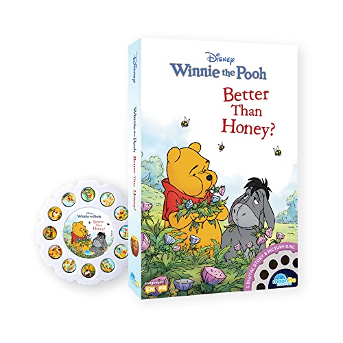 Image of Moonlite Storytime - Disney's Winnie The Pooh Better Than Honey Storytime Disc - A Magical Read - Projector Sold Separately - Digital Story w/Sound FX - Learning Gifts for Kids Ages 1 Year & Up