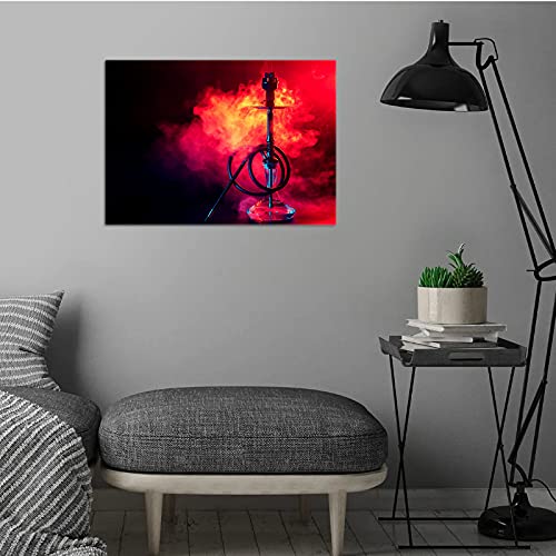 ZFLSGWZ Shisha Shisha Poster Und Drucke Leinwand Malerei Wandbilder Hintergrundmalerei Bilder Drucken Auf Leinwand… – Bild 3