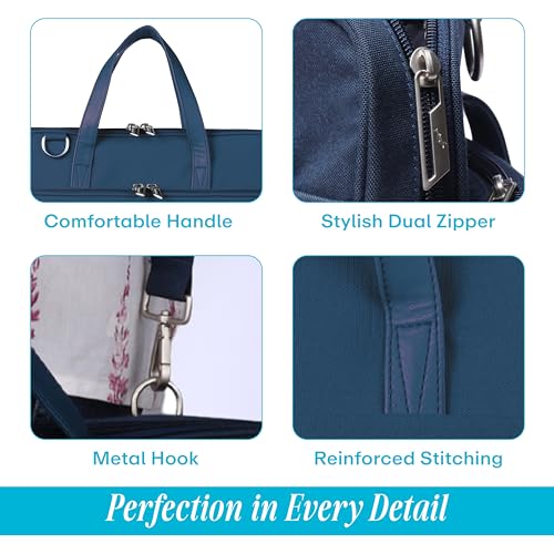Image of Protecta Windfall 15.6 Inch Laptop Bag for Men & Women - Durable, Water-Repellent Office & Travel Macbook Messenger Bag with Padded Laptop Sleeve, Stylish Bag for Work, School and College