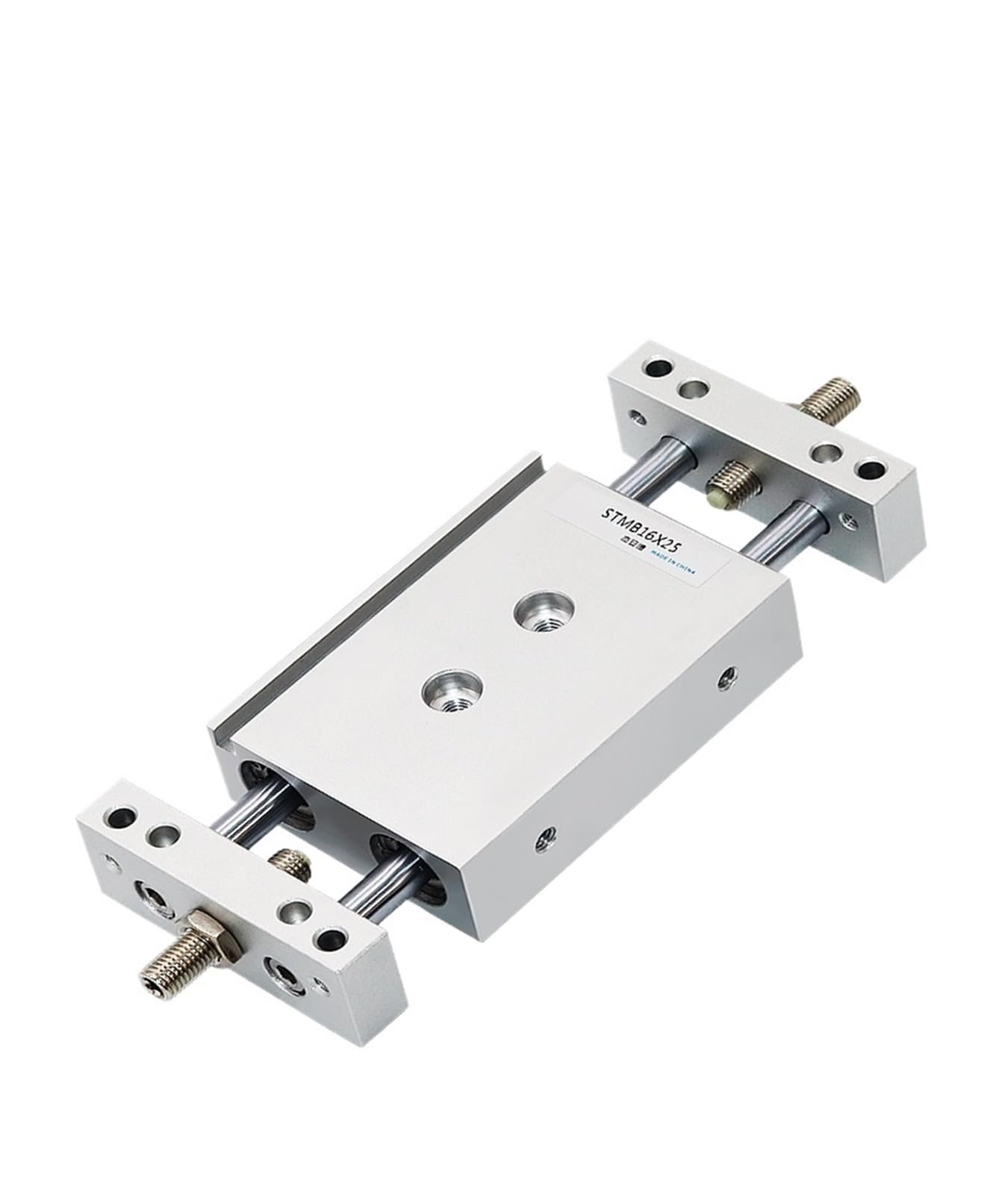 Vérin pneumatique STMB20*100 à double piston et course réglable 100mm