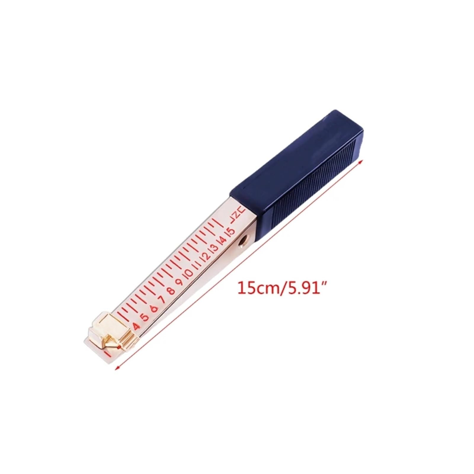 EDEDE Galgas de Espesor, Herramientas de medición de planitud de 1-15 mm, Calibre de espesores Vernier con Forma de 0,2 mm/0,5 mm(Accuracy 0.5mm and t)