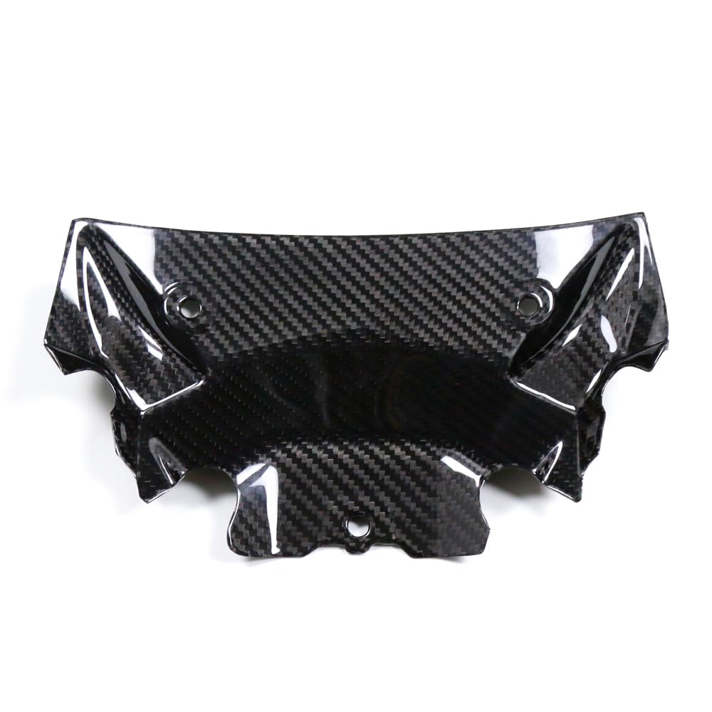 Glossy Twill Weave Carbon Fiber Front Lip Spoiler for BMW S1000RR 2025, Aerodynamic Motorcycle Front Splitter Body Part (Front Splitter (2025)