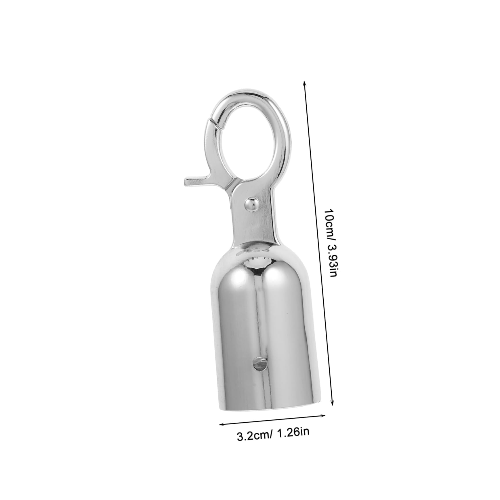 LIFKICH Stainless Steel Rope End Stoppers 2 Pack Hooks for Decking Rope Clips and Cord End Cap