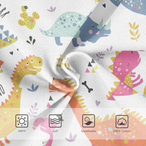 Boys' Underwear Cotton Little Boys Dinosaur Briefs Soft Toddler Underwear 2T-8Y3