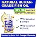 PAWFECTCHEW Fish Oil for Dogs - Natural Omega-3 - Skin & Coat Support - Liquid Food Supplement for Pets - Natural EPA + DHA Fatty Acids for Joints, Immune & Heart Health 16oz - Pollock & Salmon Oil