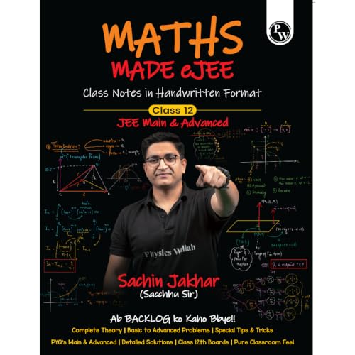 Image of PW Maths Made EJEE Class 12 Handwritten Notes By Sachin Jakhar For JEE Main & Advanced Exams | Complete Theory, Basic to Advanced Problems, Special Tricks, PYQ, Detailed Solutions