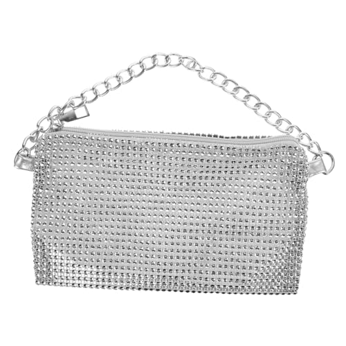 VALICLUD bolso sling bag shoulder bag handbag bag travel kit bolsa de hombro bolsas mochila monedero para mujer riñonera women bandolera decorativa bandolera de mujer PU Silver