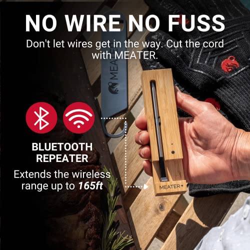 Meater Plus | Smart Meat Thermometer With Bluetooth | 165Ft Wireless Range | For The Oven, Grill, Kitchen, Bbq, Smoker, Rotisserie #TOP3