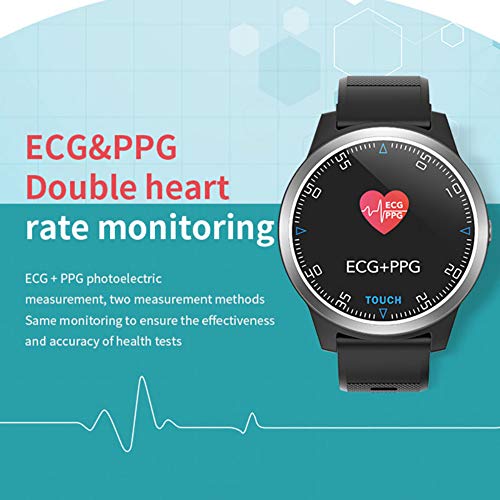 Zks Bluetooth Smart Watch, IP67 Wasserdicht EKG Fitness Tracker Uhr Mit Blutdruck-Puls Schlaf-Monitor-Unterstützung Benachrichtigung – Bild 3