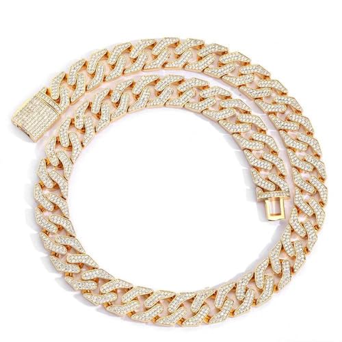 Chaîne cubaine Miami pour homme de 16 mm de large