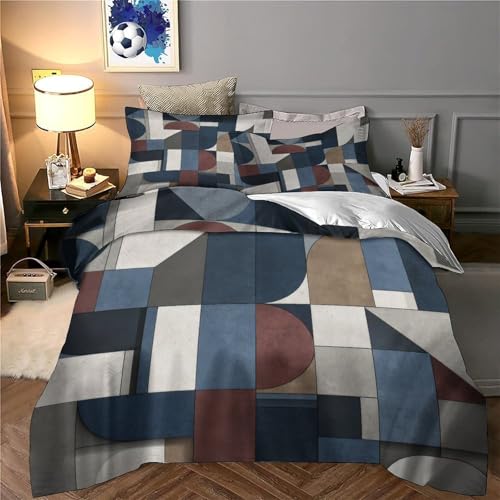 Parure de lit circuit imprimé 3D pour chambre moderne ambiance tech - 6