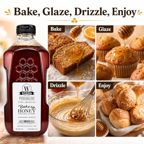 Honey Farm Miel Cruda para Repostería 80 oz miniatura 6