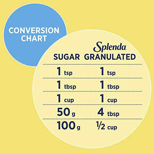 Image of SPLENDA Zero Calorie Sweetener, Granulated Sugar Substitute, 9.7 Oz, (Pack of 4)