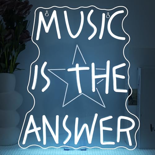 SIGNSHIP Music is the Answer Neon Sign