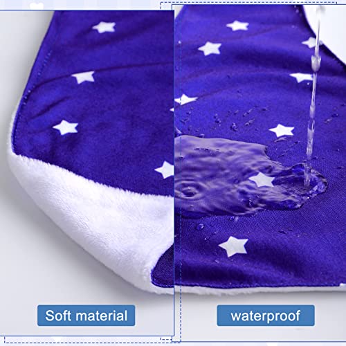 Janmercy 5 Pack Adult Drool Bandana Bibs Soft Adjustable Absorbent Christmas Drool Bibs for Christmas Special Needs Unisex Men Women4