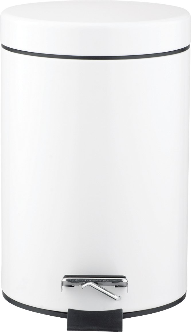 3LITRE WHITE PEDAL BIN