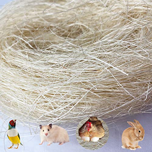 Kathson Bird Nesting Materials Coconut Fiber Bird Nest Bedding Material Warm And Breathable Linen Silk For Bird Small Animals thumb #6