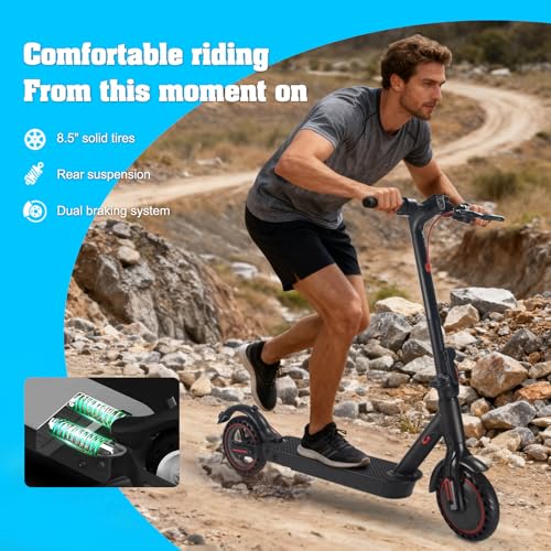 Electric Scooter for Adults, 500W/350W Motor, 19Mph, 15/20