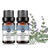 2-Pack Clary Sage Essential Oils, 100% Pure, Undiluted, Therapeutic Grade Clary Sage Oil - 2x10 mL