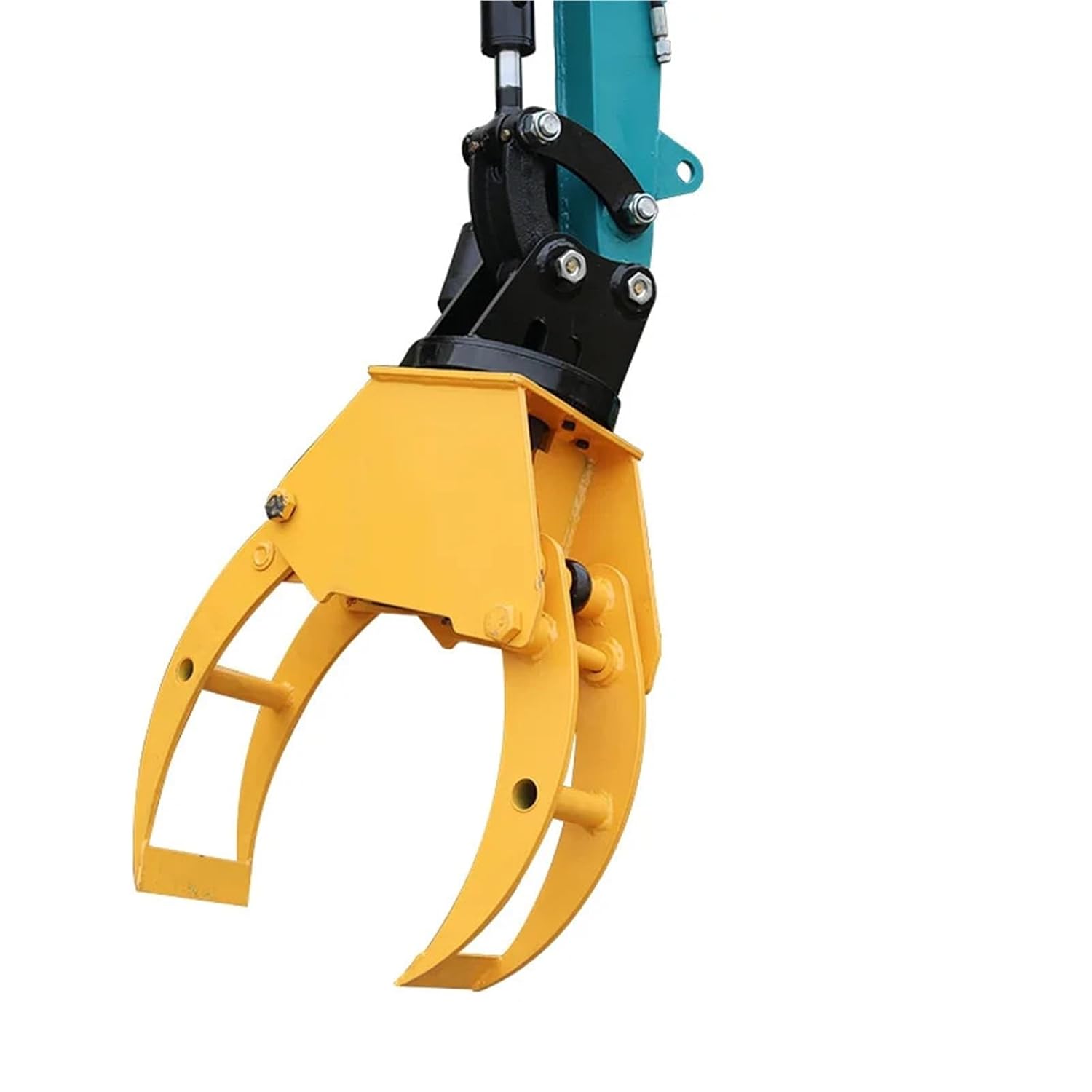 Mini Excavator Wooden Grabber Log Grapple Attachment, Mechanical Accessory for Construction & Demolition Site Operation