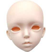 DuskHaven 1/3 BJD Doll Head, Single Head, Collectible, 3D Accessory for 61cm Dolls, Photo Prop, Toy Dolls, DIY, No Makeup Required, Thick Lips No Eyes