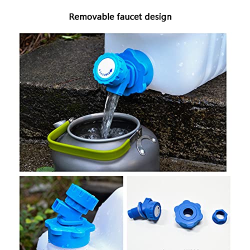 Bucket PE d'eau purifiée 25L avec robinet robuste et durable