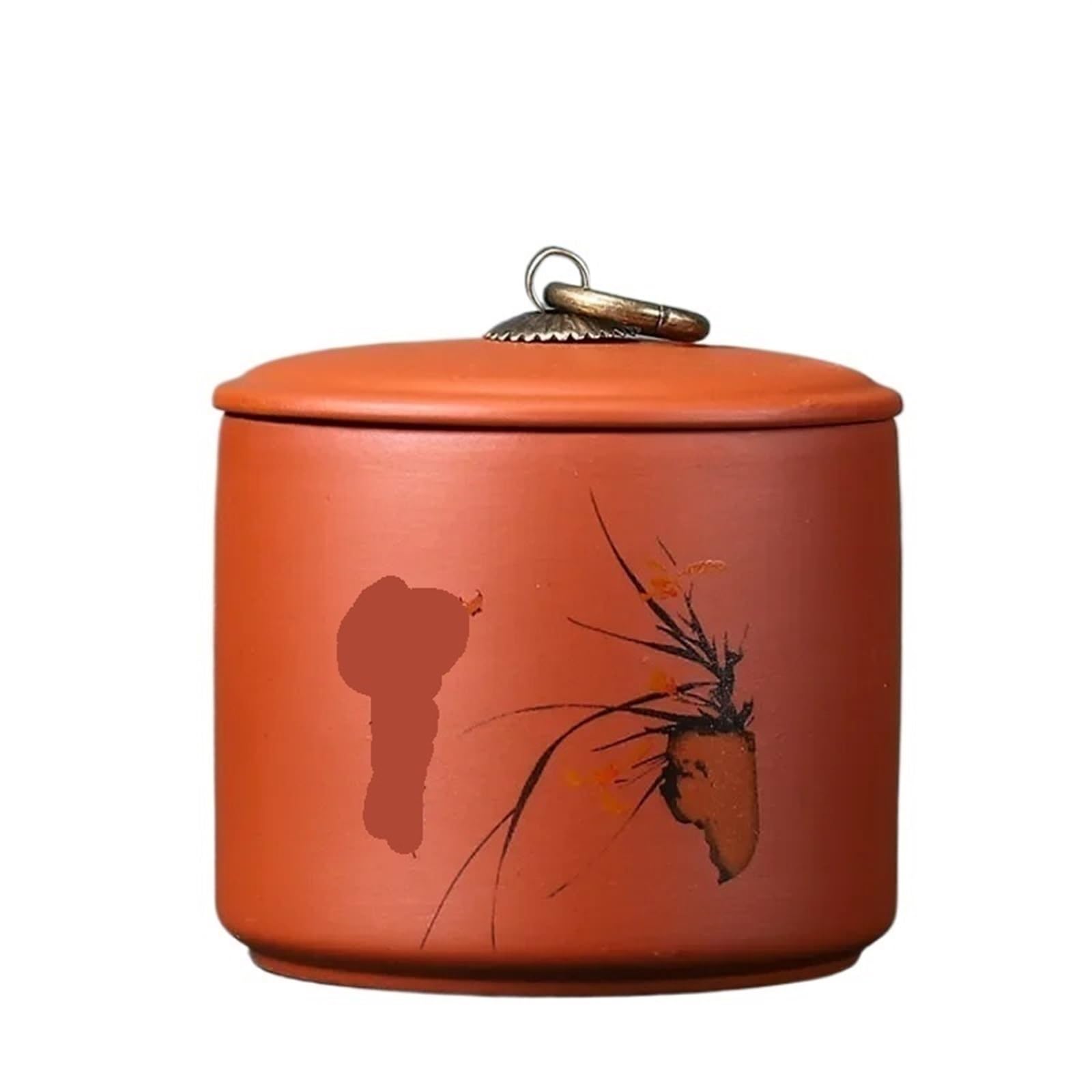 AYWTIUN tea storage jars Purple Clay Tea Caddy Nut Coffee Jars Spice Airtight Container Home Storage Cans Kitchen Accessories(A2)